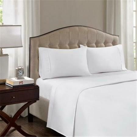 MADISON PARK King Size Cotton Blend Pillowcases, White MP21-4844